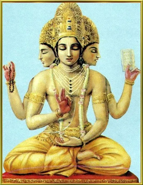 Bhagwan Brahma Ji Ki Dhyan Mudra Me Photo Bhagwan Brahma Ji Ki Dhyan Mudra Me Photo