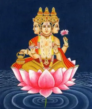 Photo of Lord Brahma Photo of Lord Brahma