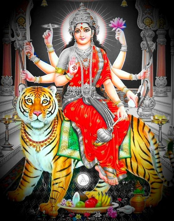 Devi Sherwali Rani Maa HD Wallpaper Image