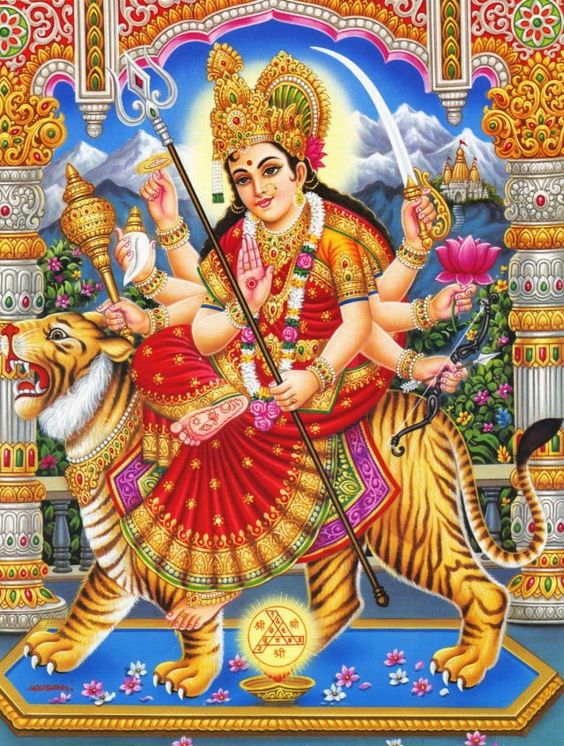 Download the picture of Mother Sherwali Durga Mata.